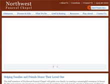 Tablet Screenshot of northwestfuneralchapel.com